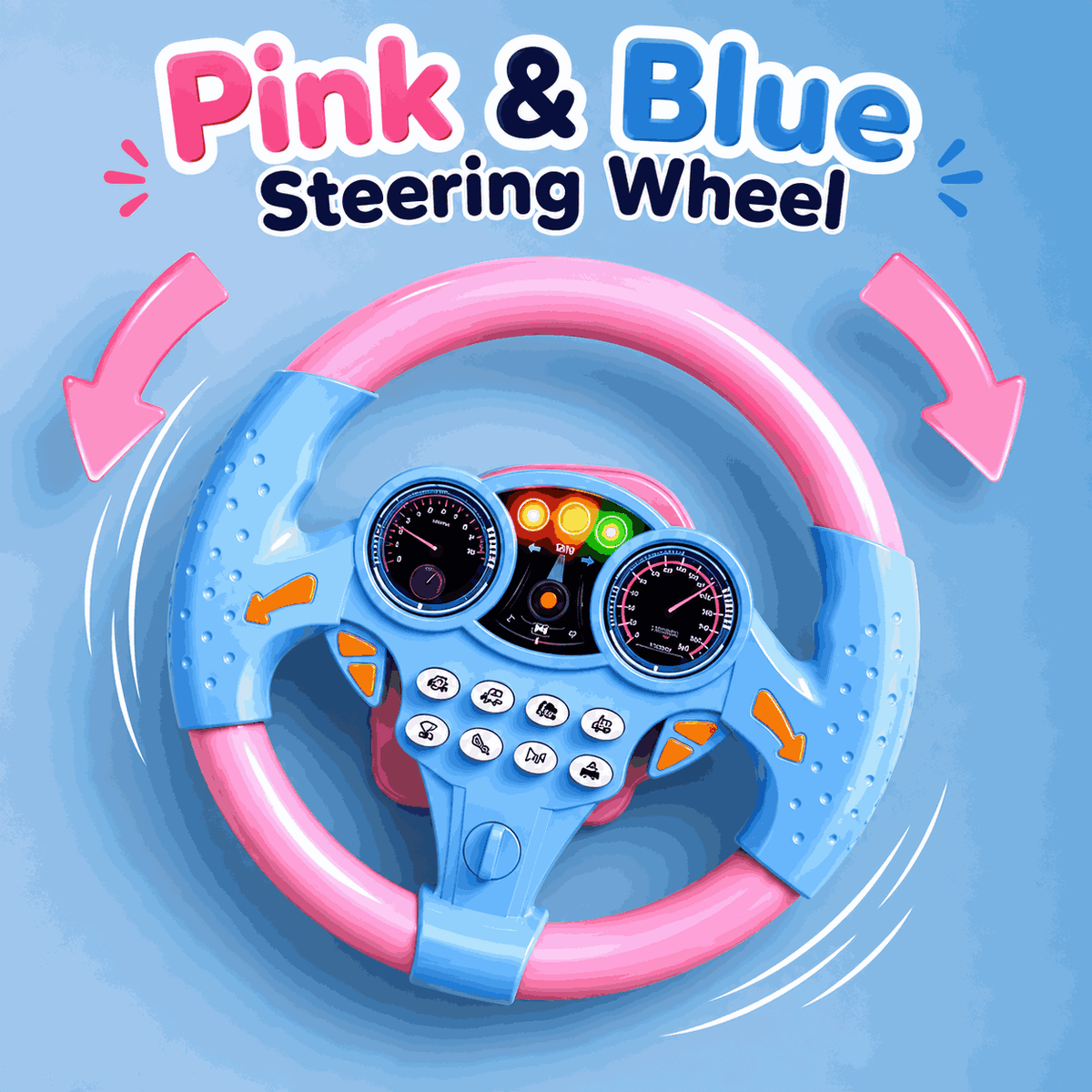 Multifunctional Steering Wheel Toy For Kids (FX-05)