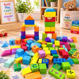 102 Pcs Number & Alphabet Building Blocks | 2025-6