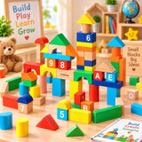 102 Pcs Number & Alphabet Building Blocks | 2025-6