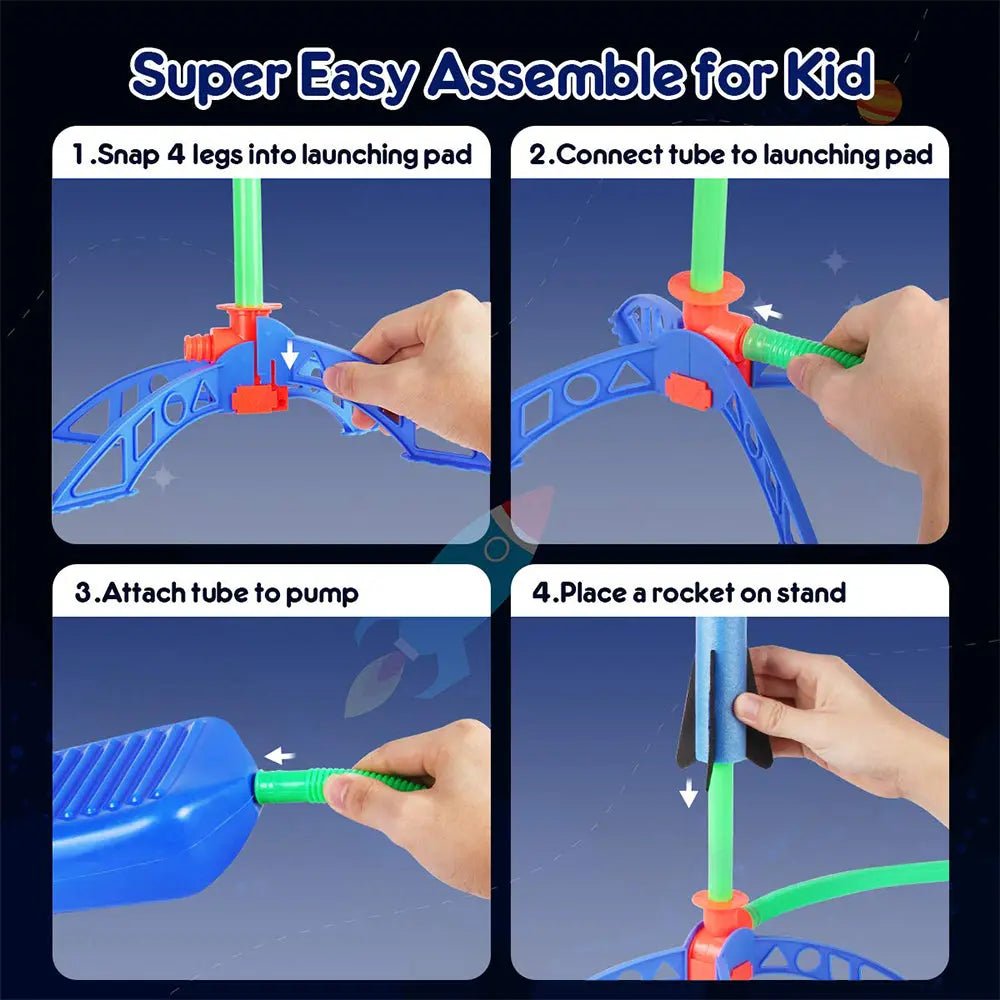 Outdoor Stomp Rocket Launcher Game for Kids (002)