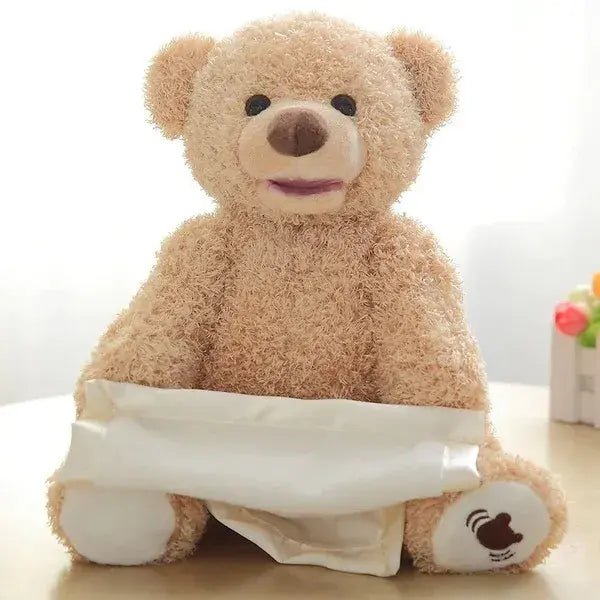Peek-A-Boo Teddy Bear Toy With Motion & Sound For Kids (03)