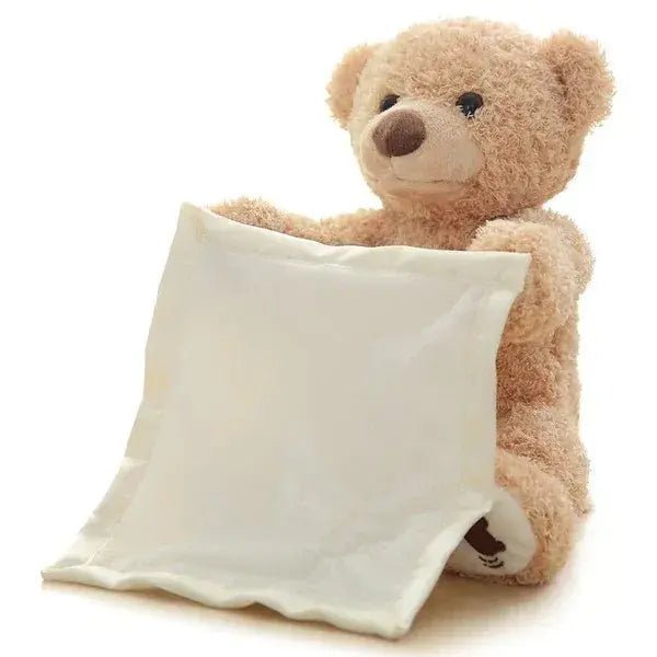 Peek-A-Boo Teddy Bear Toy With Motion & Sound For Kids (03)
