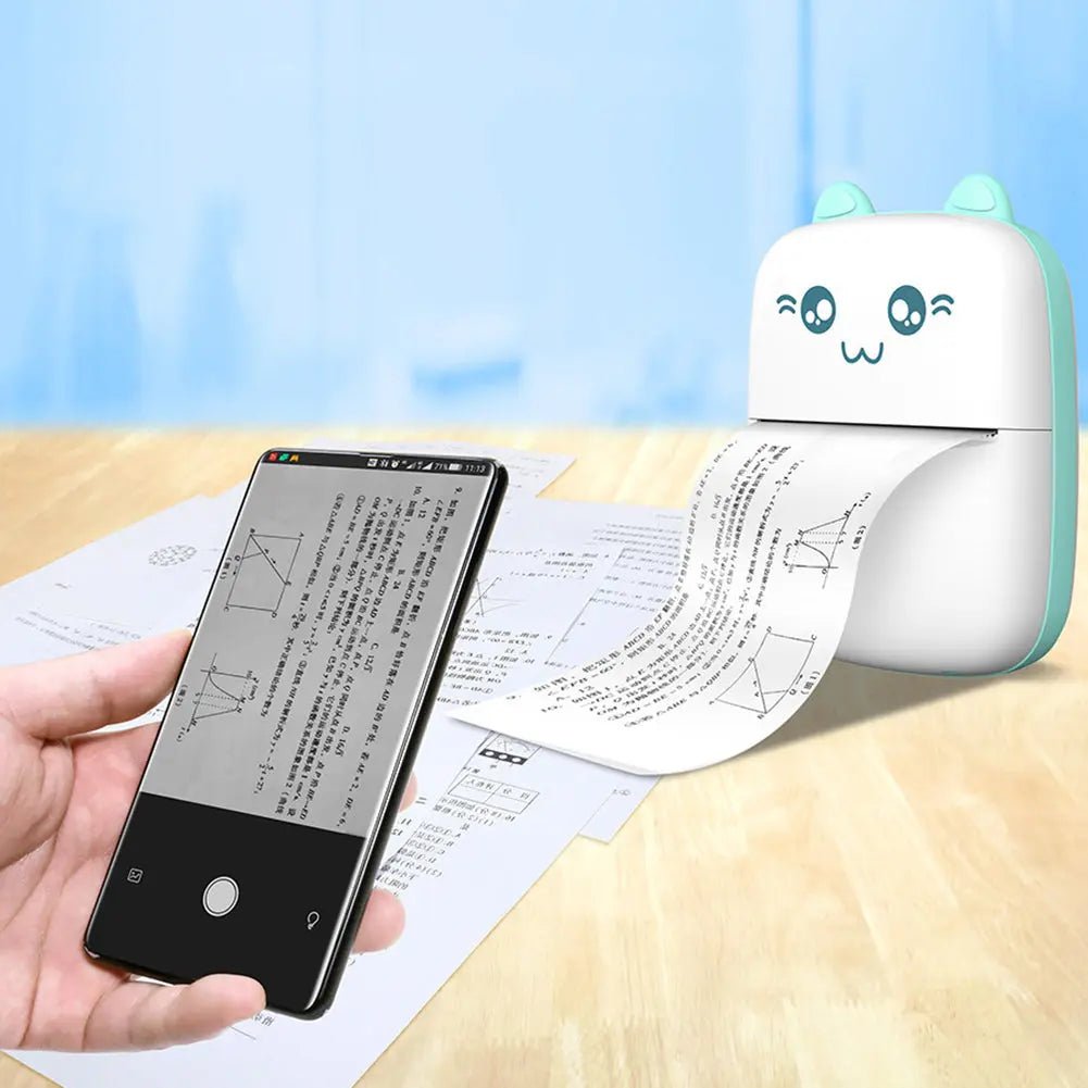 Pocket Inkless Mini Printer - Thermal Portable Bluetooth Wireless Mini Printer (C9)