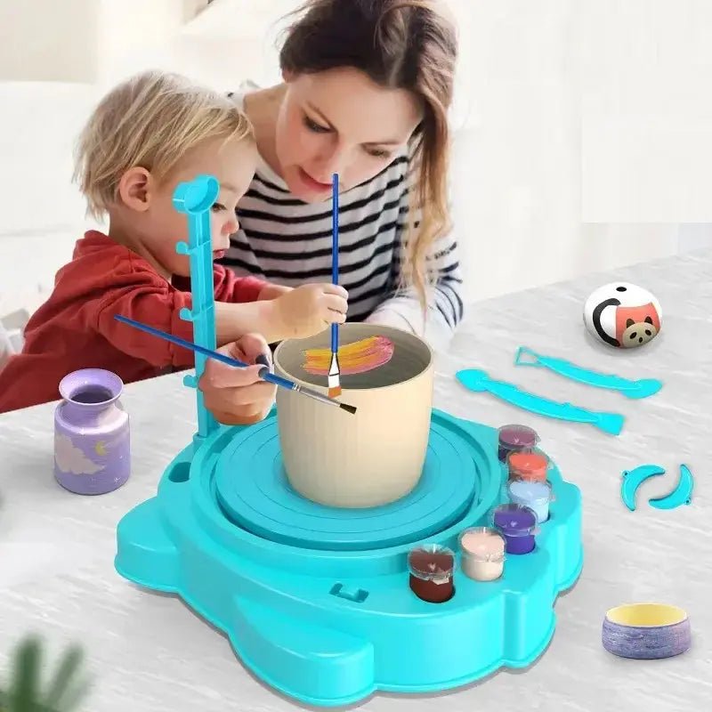 Pottery Painting Machine Creative Art & Craft Toy for Kids (2629-T27A)