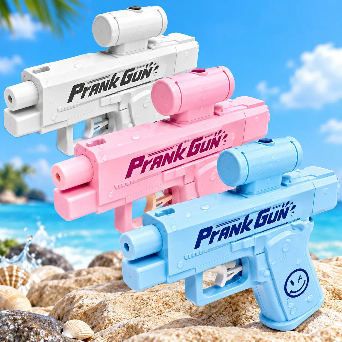 Prank Two-Way Water Gun Fun Toy for Kids Outdoor Water Play
