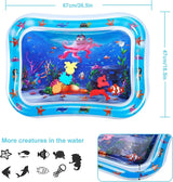 Premium Baby Inflatable Water Tummy Time Mat (Blue | XX-01)
