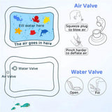 Premium Baby Inflatable Water Tummy Time Mat (Blue | XX-01)
