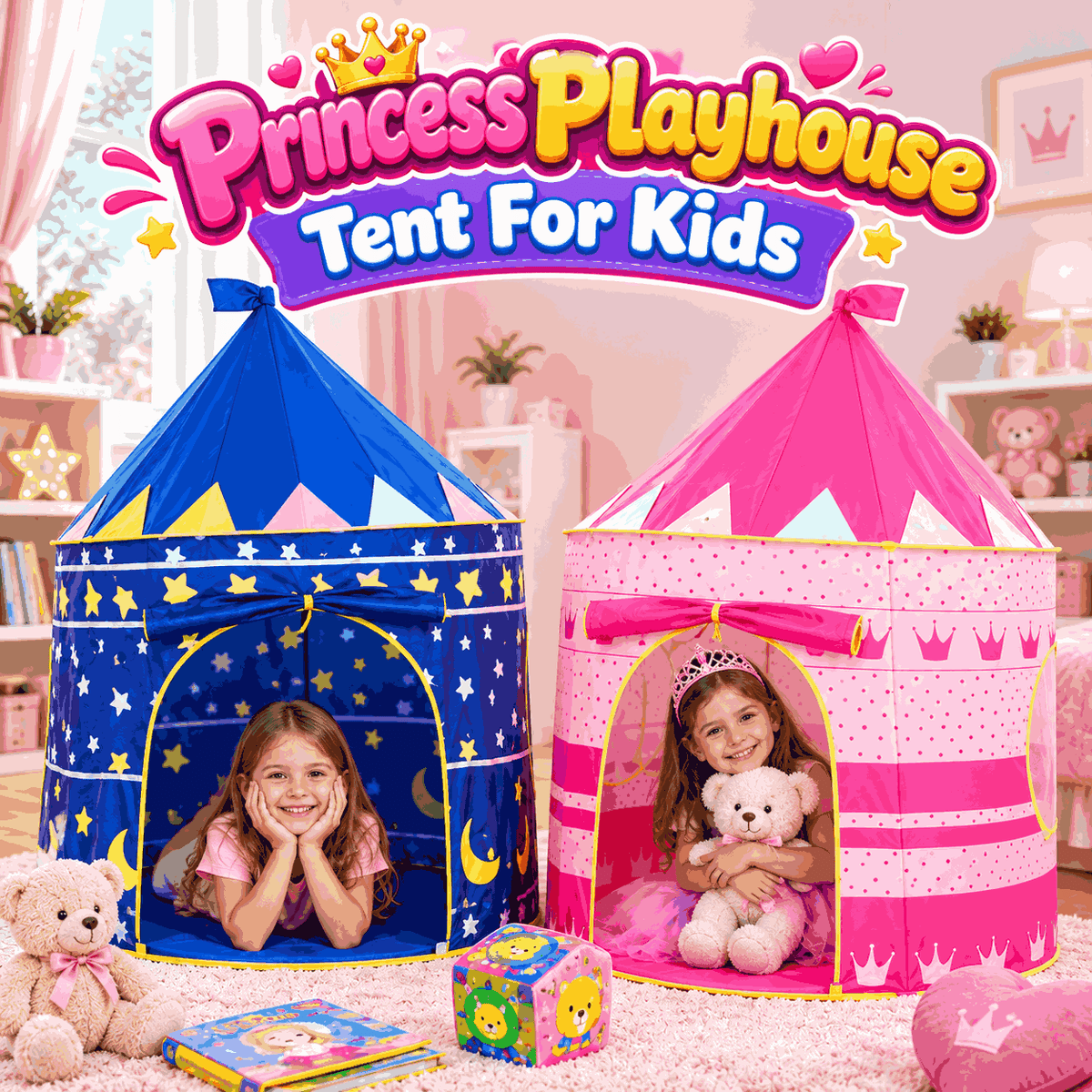 Princess Playhouse Tent For Kids (KL9999)