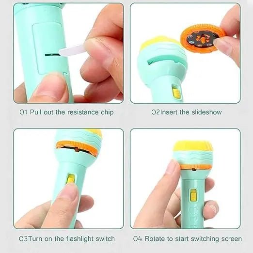 Projector Flashlight for Kids (8689-A)