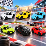 Pull-Back Alloy Die-Cast Super Cars for Kids (Random Colors | 4311C)