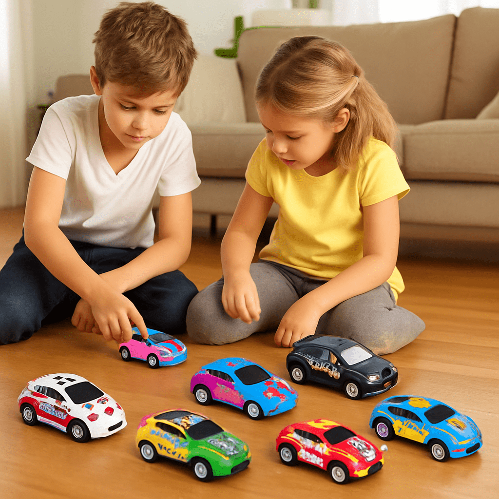 Pull Back Die-Cast Cars Set 6 Pcs (HR029-2)