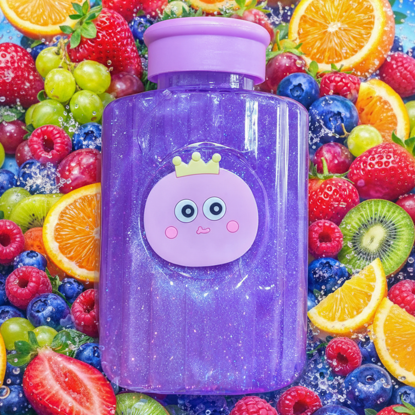 Sparkle Purple Glitter Slime Bottle (7777)