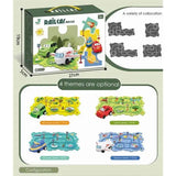 Puzzle Racer Track Railway Car For Kids (1100A)