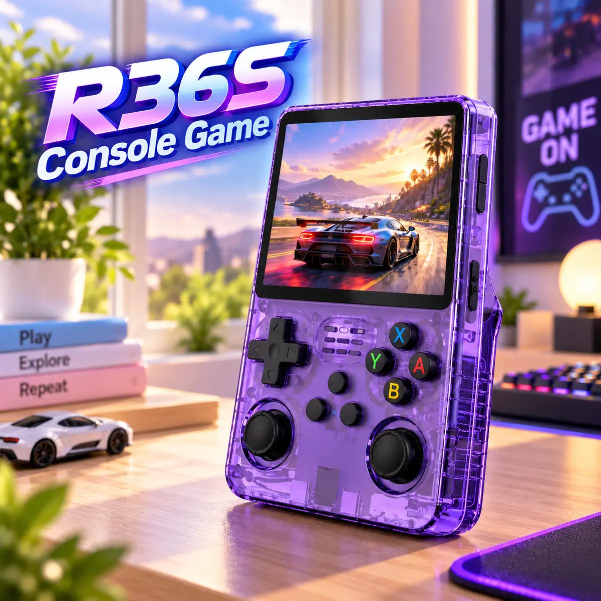 R36S Retro Handheld Console Portable Gaming Device
