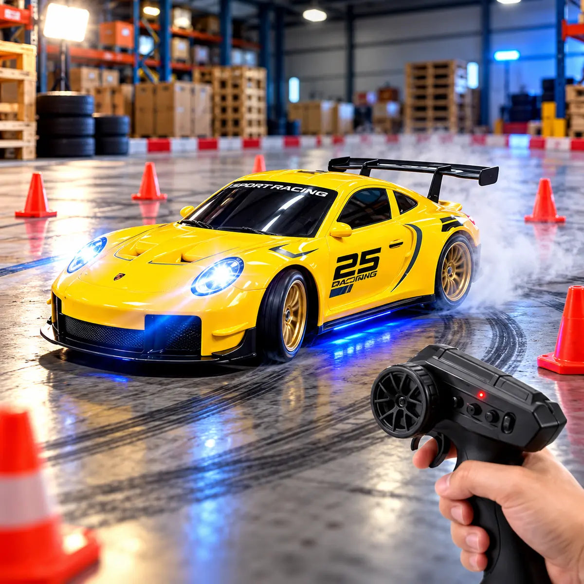 2.4GHz RC Porsche Drift Racing Car Remote Control Sports Racing Toy