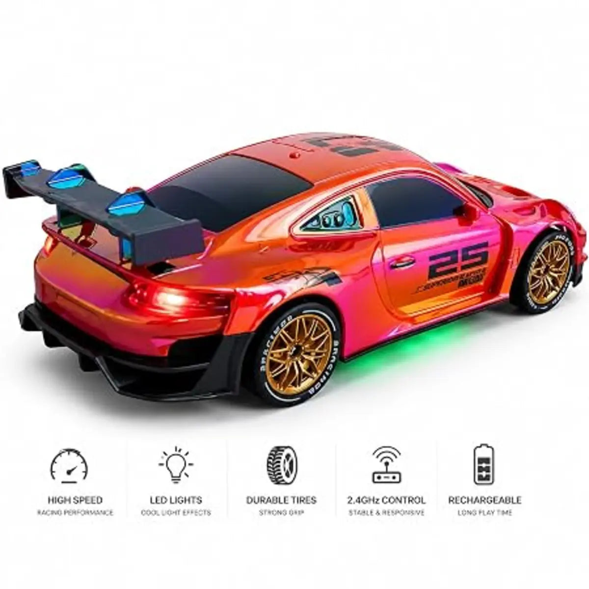 2.4GHz RC Porsche Drift Racing Car Remote Control Sports Racing Toy