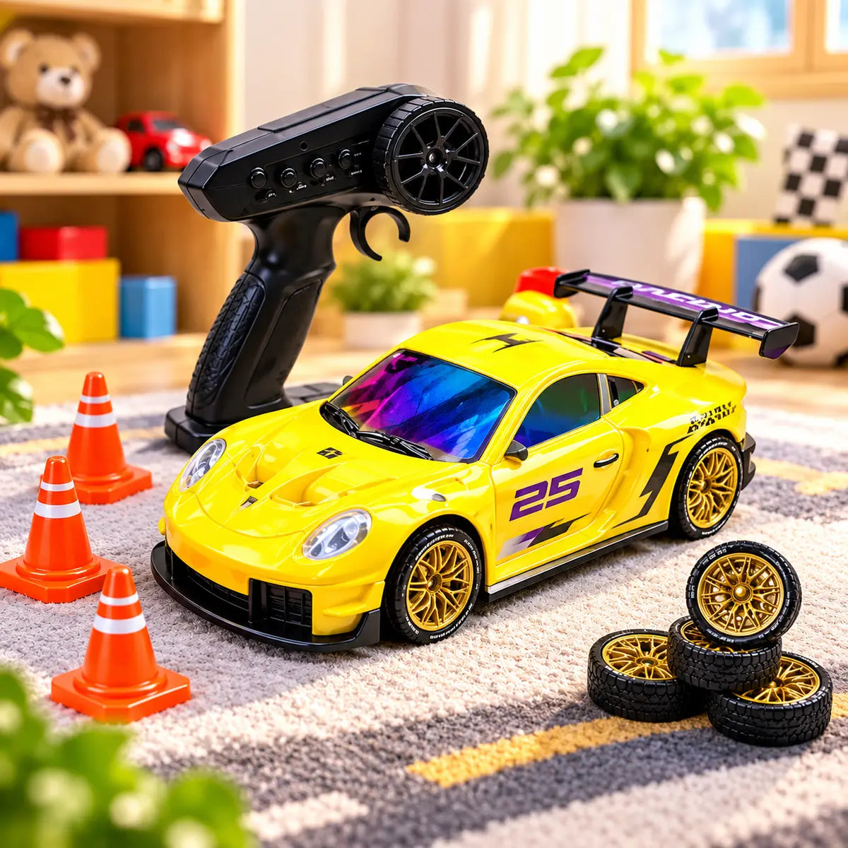 2.4GHz RC Porsche Drift Racing Car Remote Control Sports Racing Toy