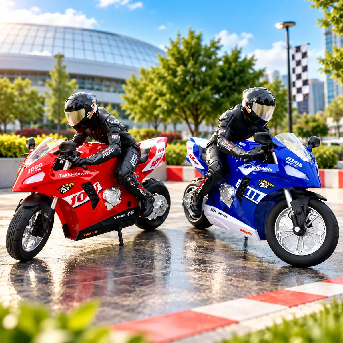 RC Self balancing High Speed Racing Stunt Bike (HC-802)