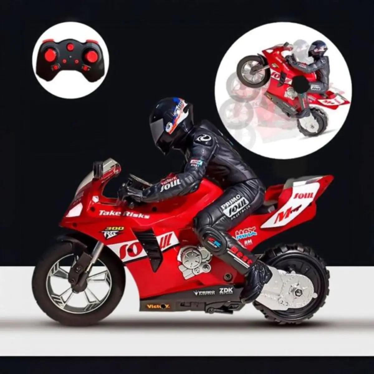 RC Self balancing High Speed Racing Stunt Bike (HC-802)