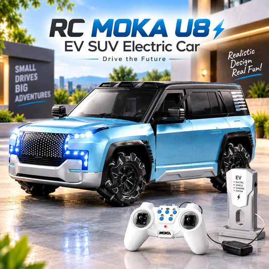 RC MOKA U8 EV SUV Electric Car 1:12 Scale with Remote Control and LED Lights