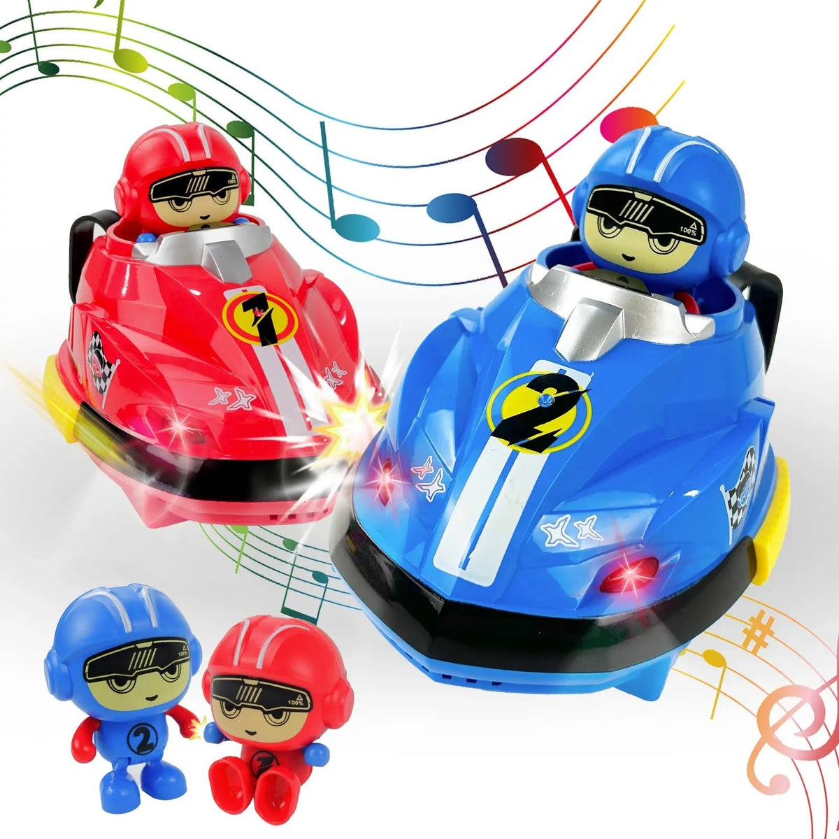 Remote Control Battle Bumper Cars for 2 Players (0189)