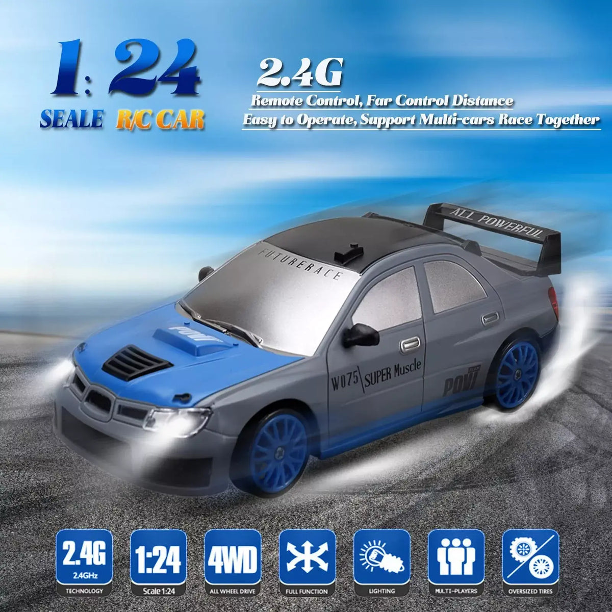 RC High Speed Drift Car For Kids & Adult (SC24A06-1)