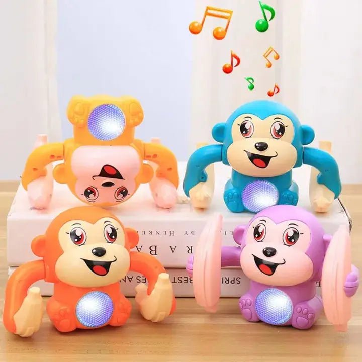 Rolling Banana Monkey Toys with Light & Music (826)