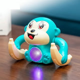 Rolling Banana Monkey Toys with Light & Music (826)