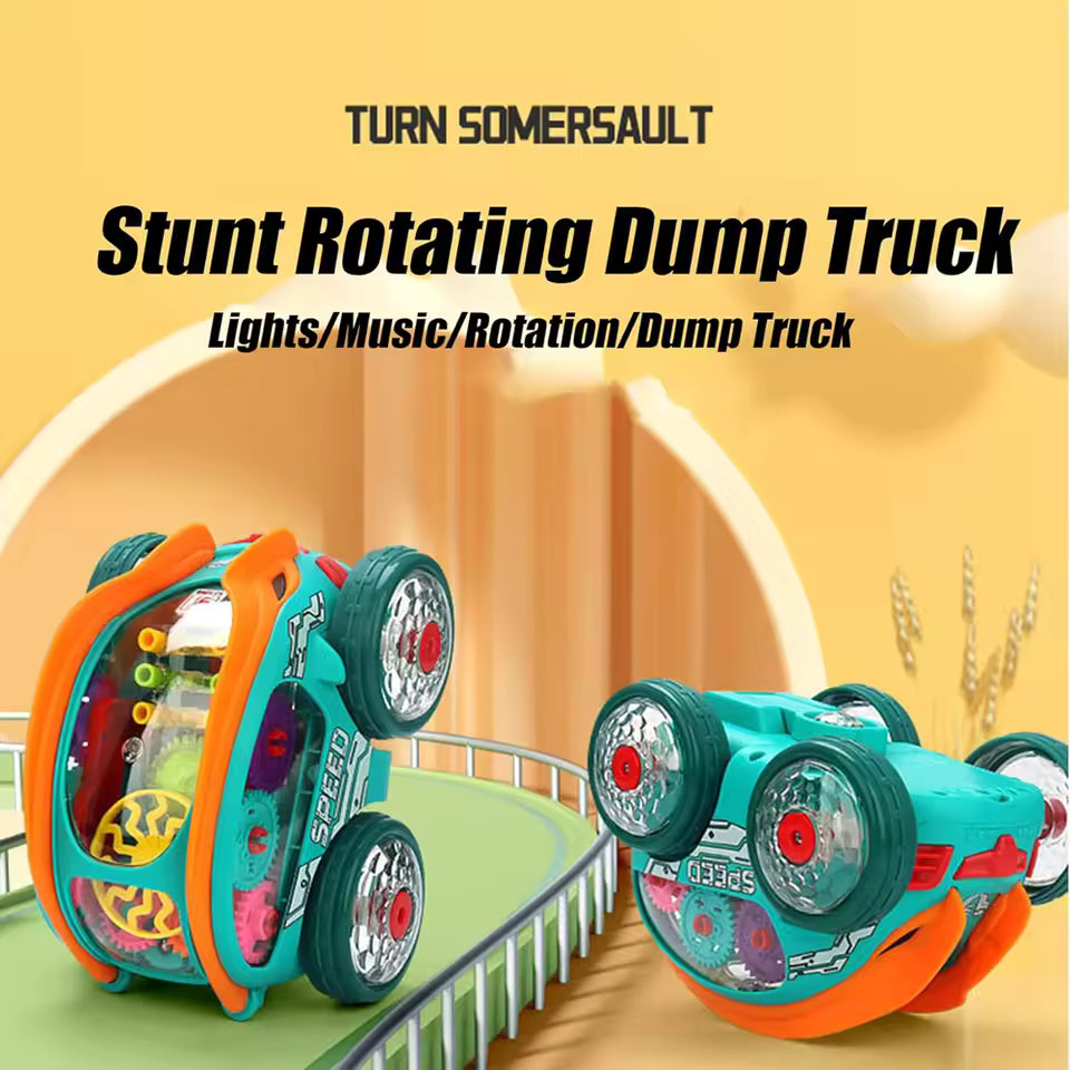 360 Stunt Gear Powered Car with Led Light & Music (YJ388-68)