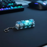 Keyboard Fidget Stress Relief Keychain for Kids & Adults (Random Colors | KC)