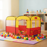 Pop Up House Tent | Bus Style Kids Play Tent Indoor & Outdoor (BW-3303)