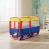 Pop Up House Tent | Bus Style Kids Play Tent Indoor & Outdoor (BW-3303)