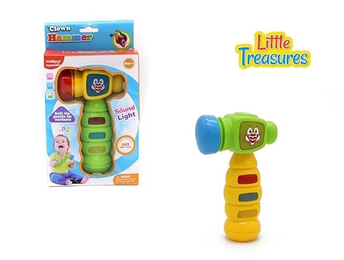 Clown Hammer Light Up Toy Game - Toynix