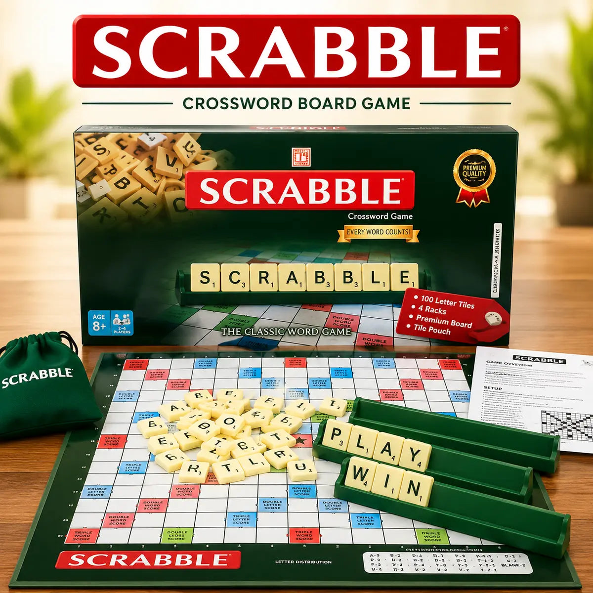 Scrabble Crossword Board Game (1444)