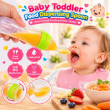 Silicone Baby Spoon Feeder Bottle for Infants & Toddlers (A1644)