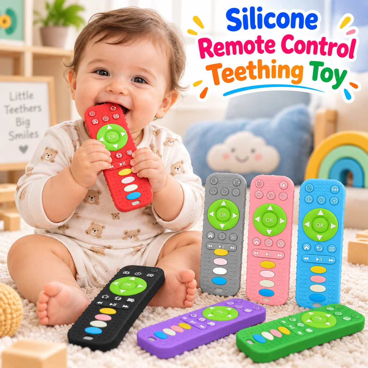Silicone Remote Control Teething Toy (SD-44)