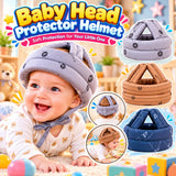 Soft Baby Head Protection Helmet for Toddlers (Random Color)
