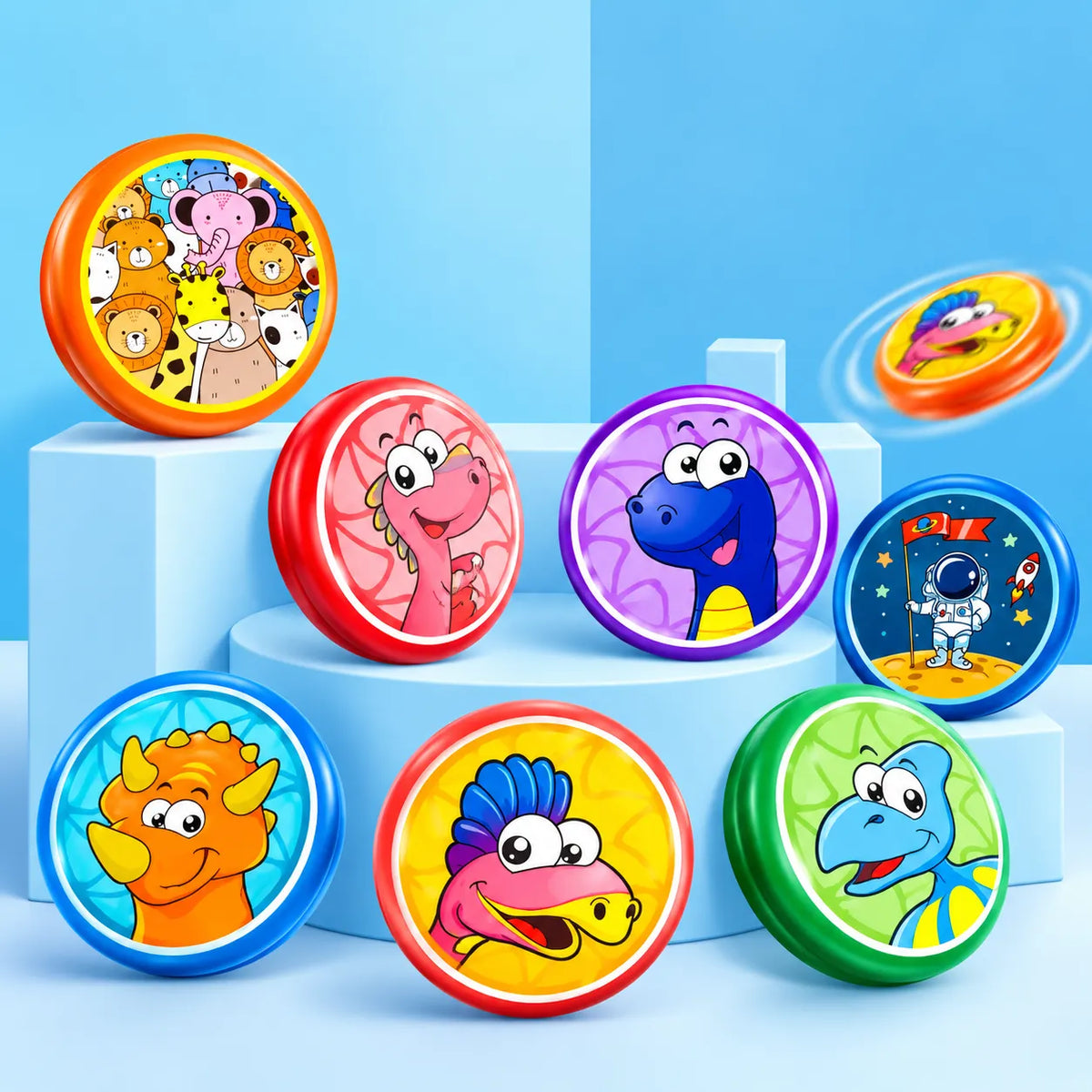 Soft Rubber Frisbee Flying Disc Toy (Random Color | 216H)