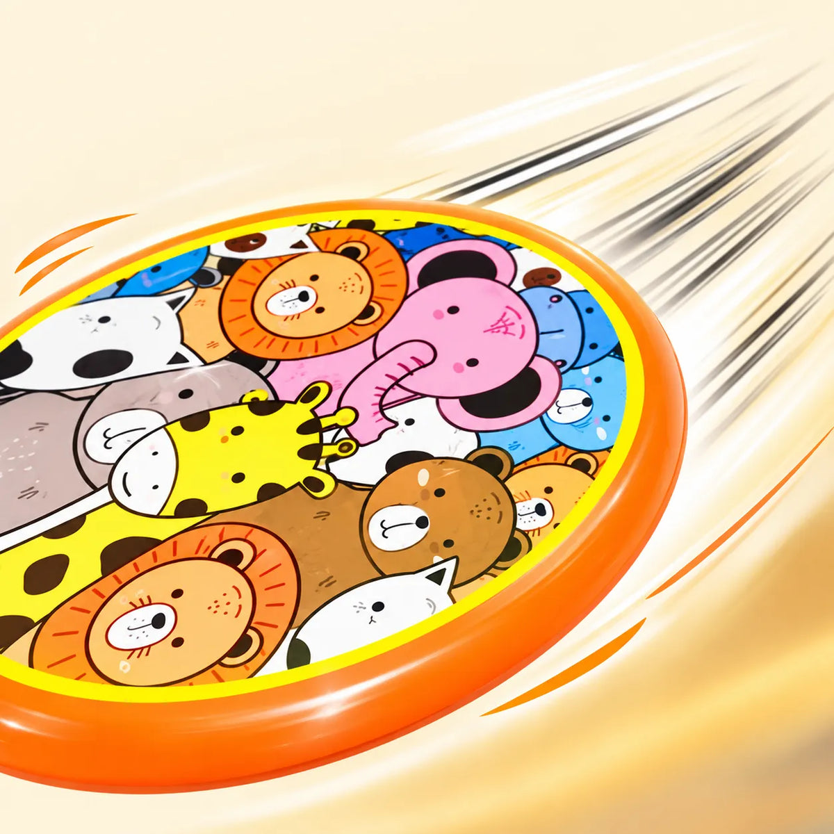 Soft Rubber Frisbee Flying Disc Toy (Random Color | 216H)