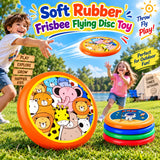 Soft Rubber Frisbee Flying Disc Toy (Random Color | 216H)