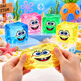 Spongebob Cube Squishy Stress Relief Toy (Random Color | JSTK)
