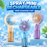 Spray Mini Rechargeable Cooling Fan (SL6618)