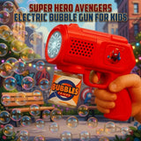 Super Hero Avengers Electric Bubble Gun for Kids (Random Color | 101A)
