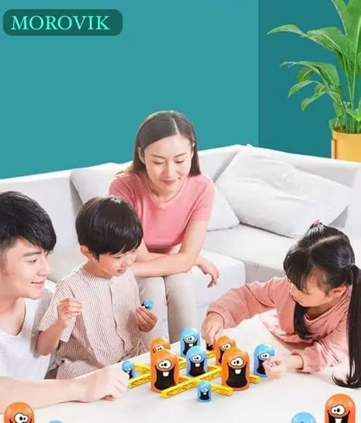 Tic Tac Toe Gobble Board Game | Board Games for Adults | Kids Brain Development - Toynix