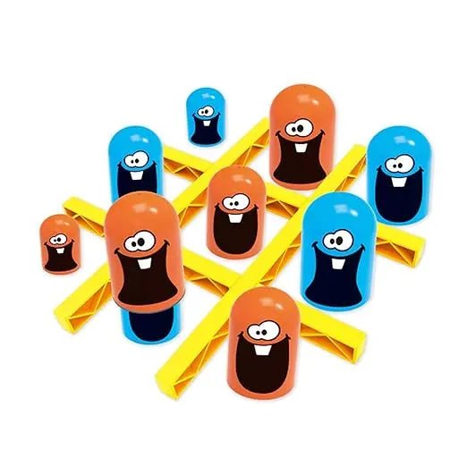 Tic Tac Toe Gobble Board Game | Board Games for Adults | Kids Brain Development - Toynix