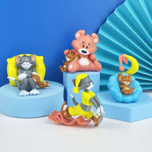 Tom and Jerry Cartoon Action Figures Model - Toynix