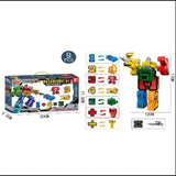 Transforming Robot Car Toy with Number Figures for Kids (727-1 / 727-79)