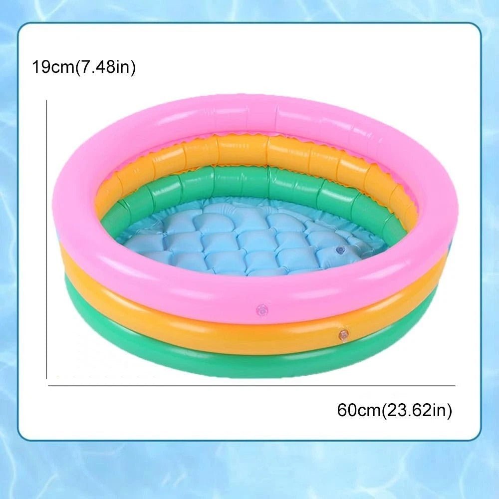 Rainbow Swimming Pools for Kids Inflatable Pools (Without Box)