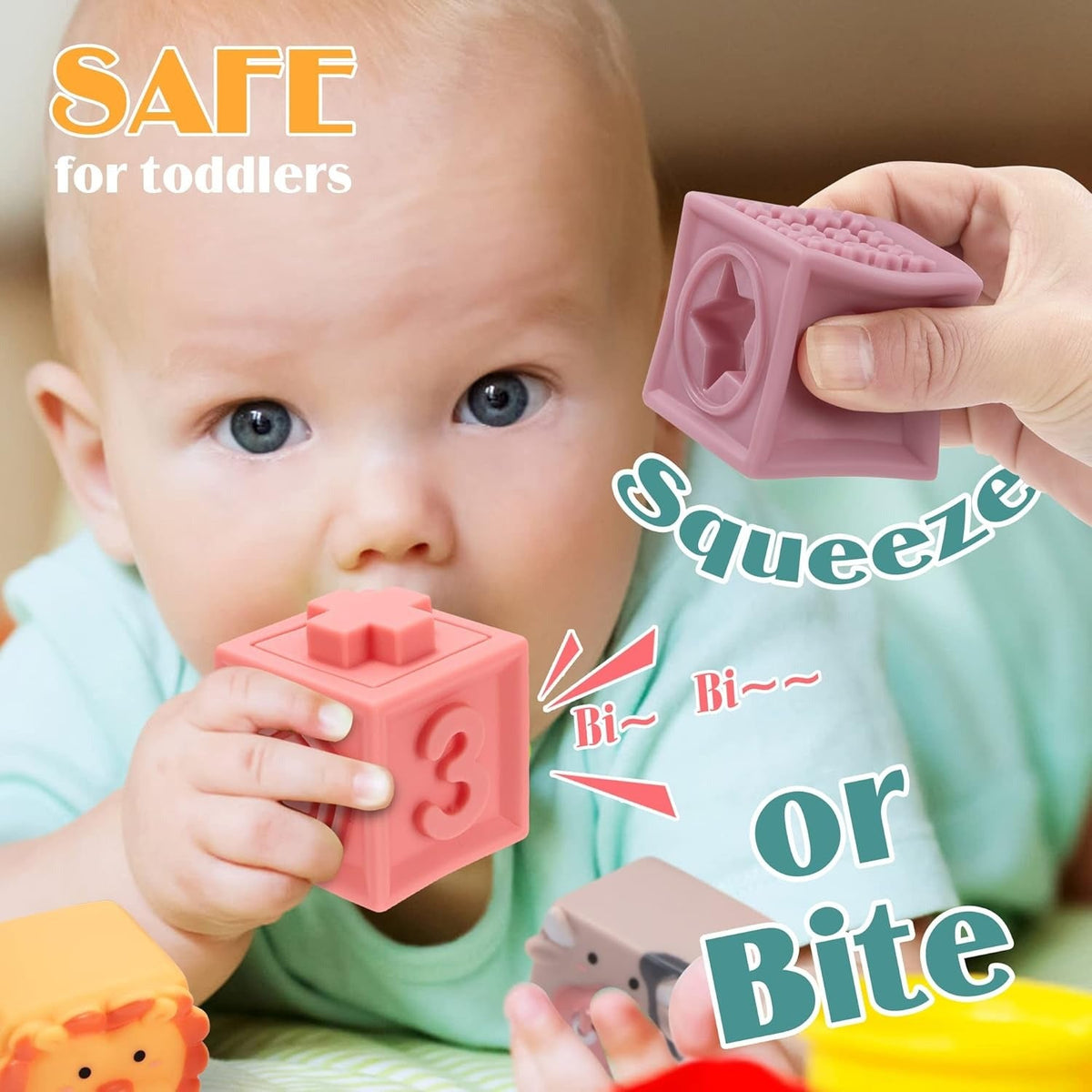 Small Soft Building Blocks Numbers and Shapes For Kids (693-1)