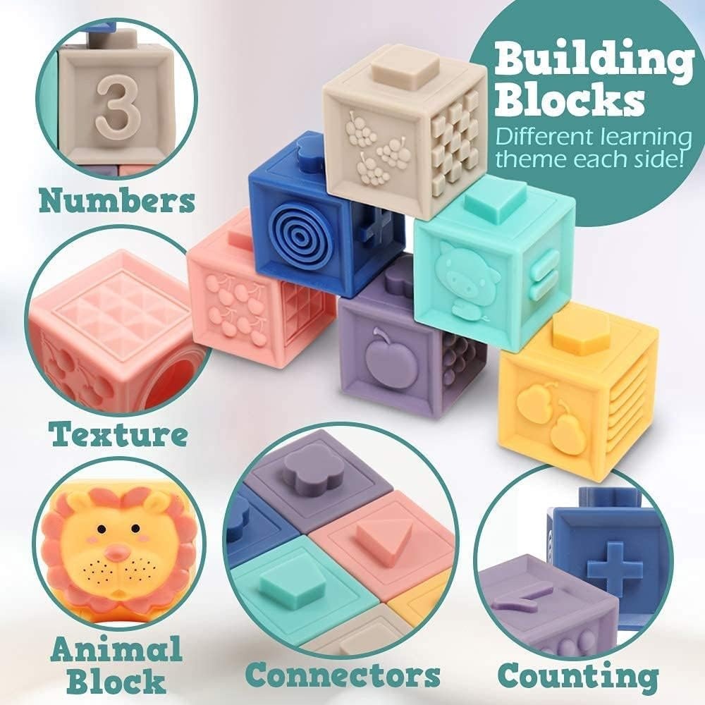 Small Soft Building Blocks Numbers and Shapes For Kids (693-1)